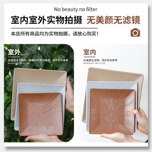 New <b>Melamine</b> Hot Pot <b>Plates</b> and Dinnerware for 2024: Commercial BBQ <b>Plates</b>, Imitation Porcelain Square <b>Plates</b>, Restaurant Dish - Product Image 2