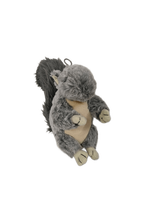 Peluche super douce en forme d'écureuil animal de la forêt, 20 cm, unisexe, en polyester, rembourrée de coton PP lavé, pour soulager le stress