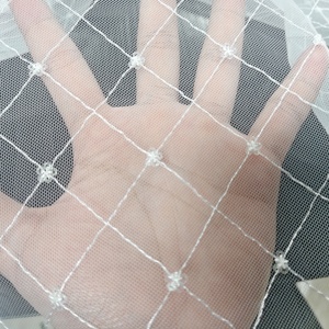 <span class=keywords><strong>Tela</strong></span> <span class=keywords><strong>de</strong></span> Malla Antimosquitos <span class=keywords><strong>de</strong></span> Tul <span class=keywords><strong>de</strong></span> Poliéster 100% Tejido, Blanca, Suave, Transpirable, Antibacteriana y Resistente a la Abrasión, Venta al por Mayor - Product Image 2