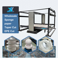 Machine de découpe automatique électrique 3D à fil chaud pour mousse EPE/EPS, 5 axes, 4 axes verticaux, pour la découpe de lignes de production à chaud et de plaques de mousse CNC
