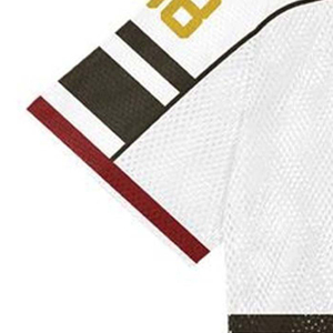 White Flame Print Mesh Jersey - Cropped Number 88 Boxy Soccer Tee - Product Image 3
