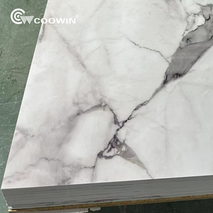 Cao bóng PVC tấm đá cẩm thạch cho trang trí Nội Thất Tường chất lượng tốt UV Bảng điều khiển bằng đá cẩm thạch - Product Image 3