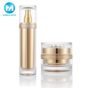 Ensemble de bouteilles rondes avec couvercle Transparent, flacons pour tournesol en acrylique, bocaux de crème, emballage bon marché, 100 pièces - Product Image 2