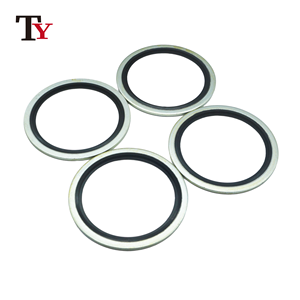 Joint USit en <span class=keywords><strong>caoutchouc</strong></span> collé hydraulique en laiton <span class=keywords><strong>Rondelle</strong></span> d'étanchéité en <span class=keywords><strong>caoutchouc</strong></span> standard Essence Dowty avec finition zinguée - Product Image 2