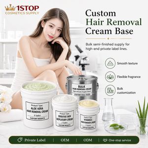 Crème dépilatoire permanente indolore pour hommes et femmes, pour tout le corps, avec ingrédients chimiques, marque blanche - Product Image 4