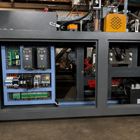 Machine de fabrication de sacs à fond soufflé OEM en gros avec alimentation automatique du film, comptage automatique et arrêt de sécurité pour usine de sacs vierges en PE