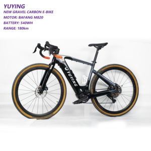 Bicicleta Híbrida de Gravel y Ciudad con Cuadro de Fibra de Carbono 700c*40c, 12 Velocidades, Frenos de Disco Hidráulicos, Ruedas de Aluminio, Shima-no GR-1 700c - Product Image 3