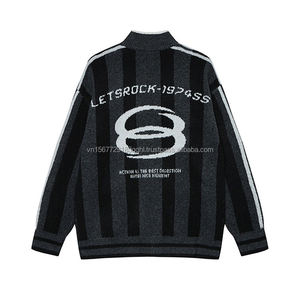 Nouveau Maillot de Football Décontracté Automne 2026 – Design Vintage à Lettres Jacquard Imprimées – Coupe Ample – Vêtements de Sport Homme Femme - Product Image 3