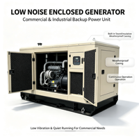 Groupe électrogène diesel silencieux 500 KVA Weichai Sdec à réponse rapide avec alternateur sans balais pour usage domestique et tours de télécommunications