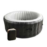 Neuer Runder Außenpool-Massage-Whirlpool und SPA-Becken 2-4 Personen Wassersport Außen-SPA-Whirlpool PVC Aufblasbarer SPA-Pool