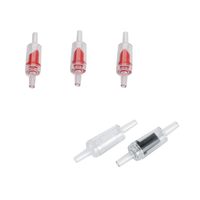 JENECA Clapet anti-retour en plastique écologique pour aquarium, compatible avec les pompes à air pneumatiques pour CO2, aquariums de poissons et tortues