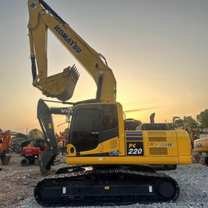 Excavadora de cadenas KOMATSU PC220 de segunda mano, modelo 2023, con potente motor hidráulico de precisión de 129KW y caja de cambios. - Product Image 3