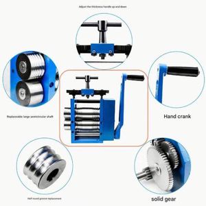 Equipo <span class=keywords><strong>de</strong></span> Fabricación <span class=keywords><strong>de</strong></span> Joyería, Laminadora Manual <span class=keywords><strong>de</strong></span> Alambre <span class=keywords><strong>de</strong></span> Metal para Hacer Pulseras <span class=keywords><strong>de</strong></span> Oro, <span class=keywords><strong>Prensa</strong></span> <span class=keywords><strong>de</strong></span> Alambre con Patrón Semicircular, 18 kg - Product Image 4