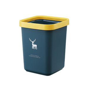 Poubelle carrée à ouverture supérieure 6L, épaissie, multicolore, pour cuisine, usage intérieur - Product Image 5