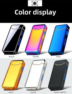 Dericsson ไฟแช็คโลหะพลาสม่าแบบชาร์จไฟได้ USB คลาสสิกแบบพกพาเป็นมิตรกับสิ่งแวดล้อมพร้อมโลโก้ที่กำหนดเองสำหรับการใช้บุหรี่ - Product Image 2