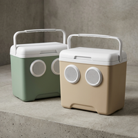 Nouvelle conception de glacière isotherme de 13 L avec haut-parleur intégré et fonction Bluetooth pour le camping, les fêtes, les mariages, la plage