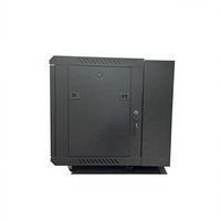 Kabinet Rak Server Jaringan Kustom 19 Inci dengan Engsel, Model Ayun Ganda 4U 6U 9U 12U untuk Komunikasi IT