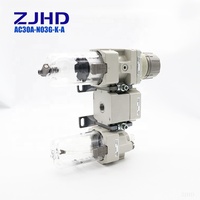 Le régulateur de filtre à AC30A-03G-K-A combiné d'air ZJHD + clapet anti-retour + lubrificateur fournissent une source d'air propre pour l'équipement d'automatisation
