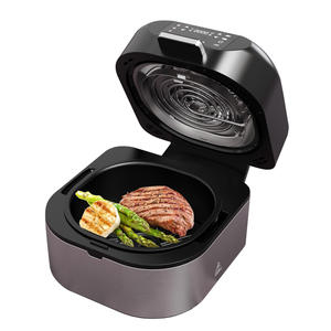 Four de cuisson pour <span class=keywords><strong>friteuse</strong></span> à <span class=keywords><strong>air</strong></span> grille-pain 6L pour le ménage avec sonde de température pour tester la température à l'intérieur des aliments - Product Image 1