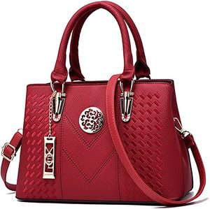 Sacs à main et sacs à main pour femmes Fashion Ladies PU Leather Top Handle Satchel Shoulder Tote Bags - Product Image 4