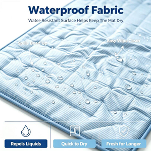 Wholesales Cooling <b>Pad</b> Portable Gel Cooling Mattress <b>Pad</b> Waterproof <b>Bed</b> Sleep Mat Cold Mat Gel for <b>Bed</b> for Relieves Summer Heat - Product Image 4