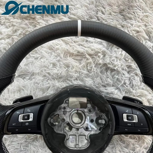 <span class=keywords><strong>Volante</strong></span> de Cuero y Fibra de Carbono Personalizado para VW Volkswagen Passat B8 R Polo GTD GTE Jetta Golf MK5677.5 GTI <span class=keywords><strong>Precio</strong></span> de Fábrica - Product Image 6