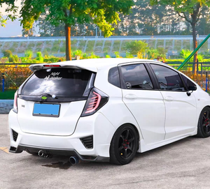 Diffuseur arrière en fibre de carbone de style SEEKER pour Honda Fit GK5 RS 2014-2017, kit carrosserie pour pare-chocs - Product Image 4
