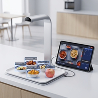 Terminal Pengenalan Multi-Target COMPAX AI untuk Mesin Kasir Mandiri Kantin Toko Roti, Kamera HDR 200W, Terminal POS, RAM 4GB