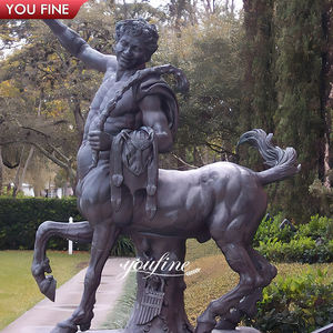 Escultura de latón de fundición al aire libre Tamaño real Bronce Centauros y estatua de hadas - Product Image 4