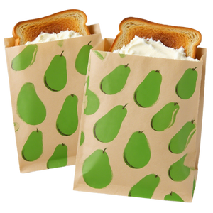 Sac à pâtisserie sulfurisé jetable personnalisé sacs cirés emballage Sandwich Cookie pop-corn sac en papier crêpe de qualité alimentaire - Product Image 4