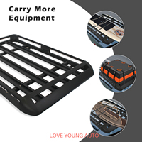 Panier de toit en aluminium porte-bagages barre de toit de voiture porte-bagages de toit de cargaison