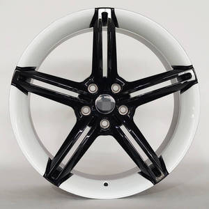 Nouveauté Jantes en aluminium de 19 pouces 9.5J 10.5J Noir personnalisé avec lèvre blanche Légères <span class=keywords><strong>Performance</strong></span> pour <span class=keywords><strong>Porsche</strong></span> <span class=keywords><strong>Taycan</strong></span> - Product Image 2