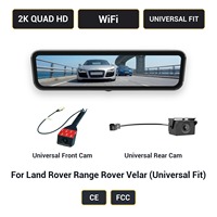 Caméra de recul avec écran 9,2 pouces 2K WiFi pour Land Rover Range Rover Velar H-X, compatible universel
