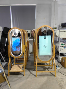 Gương ảnh gian hàng máy ảnh selfie ma thuật gương ảnh gian hàng màn hình cảm ứng hạt gỗ gương ảnh gian hàng máy cho các sự kiện bên - Product Image 4