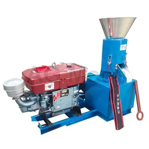 Máquina de prensado de Pellet de madera, máquina de prensado diésel, 15HP/22HP/32HP