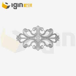 Centro de mesa decorativo de aluminio con diseño floral, 440x255mm, estilo europeo, para puerta, escalera, valla, jardín, villa. - Product Image 2