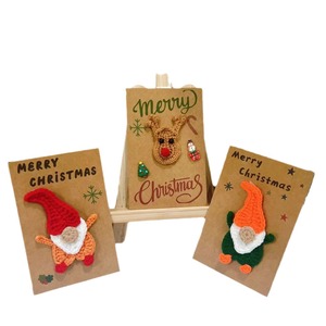 การ์ดถักโครเชต์การ์ดอวยพรคริสต์มาสการ์ด2025ให<span class=keywords><strong>ม</strong></span>่ - Product Image 6