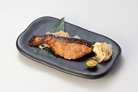 Plato rectangular de melamina con textura mate negra, plato de Sushi japonés para restaurante, rollo de Sushi Izakaya Yakitori, plato para servir Tamagoyaki
