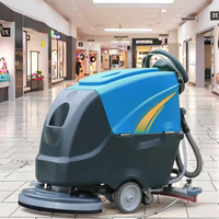 Autolaveuse industrielle manuelle DQX5A 24V neuve avec brosse de polissage et brosse latérale pour le nettoyage des carreaux d'hôpital