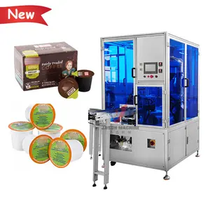 High speed automatic fill nitrogen coffee capsule k cup filling and sealing machine manufacturers