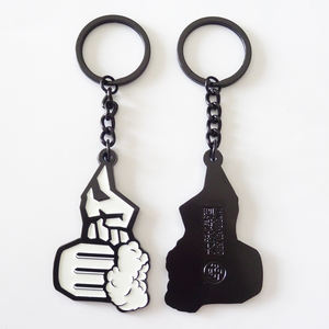 بيع بالجملة سلاسل مفاتيح مخصصة من سبائك الزنك الناعمة حامل مفاتيح ذات شعار شخصي سلاسل مفاتيح مخصصة - Product Image 1