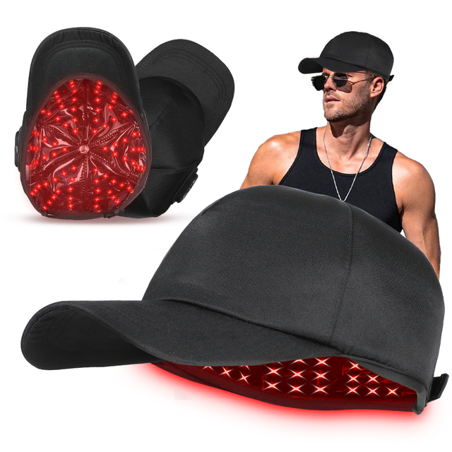Hot Sell 660nm 850nm LED Red Infrared Therapy Cap LED Red Light Therapy Hat with 108 LEDs for Pain Relief