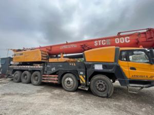 รถเครนยี่ห้อดังของจีน SANYY รุ่น STC1000C ขนาด 100/110/130/160/200/240/300 ตัน ผลิตในจีน เครื่องยนต์ 100 ตัน ปี 2001 ใช้งานมาแล้ว 4000 ชั่วโมง - Product Image 3