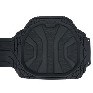 Tapis de sol de voiture de luxe en PVC imperméable, ensemble complet 3 pièces, <span class=keywords><strong>avec</strong></span> accents argentés métalliques – Approvisionnement direct usine - Product Image 4