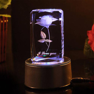Cubo di Cristallo 3D K9 Sagittario Trasparente Artigianato Inciso Regalo Costellazione Incisione Laser - Product Image 3