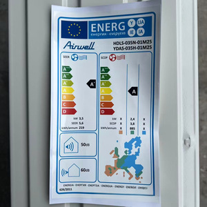 Aire Acondicionado Split Airwell de 1 HP y 9000 BTU con Inversor, Ahorro de Energía, Frío y Calor - Product Image 4