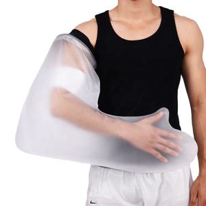 CRYOPUSH Housse de protection imperméable personnalisée pour <span class=keywords><strong>plâtre</strong></span> et pansements, pour la douche, garde les bandages et les pansements au sec - Product Image 1