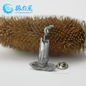 Giá Rẻ Tùy Chỉnh Hình Antique Tin 3D Ba Chiều Kim Loại Tưởng Niệm Trâm Tùy Chỉnh Cổ Điển Brass 3D Kim Loại Men Pin - Product Image 5