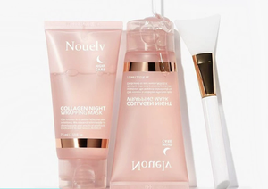 मॉइस्चराइजिंग और एंटी-झुर्रियों के लिए हाइलूरोनिक एसिड के साथ कोलेजन नींबू सुगंधित नींद शीट मास्क - Product Image 5