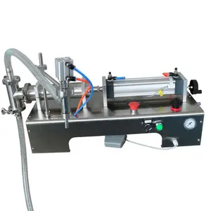 Pneumatic Volumetric Fillers Semi-Automatic Piston Filler for Free Flowing Liquids filling machine